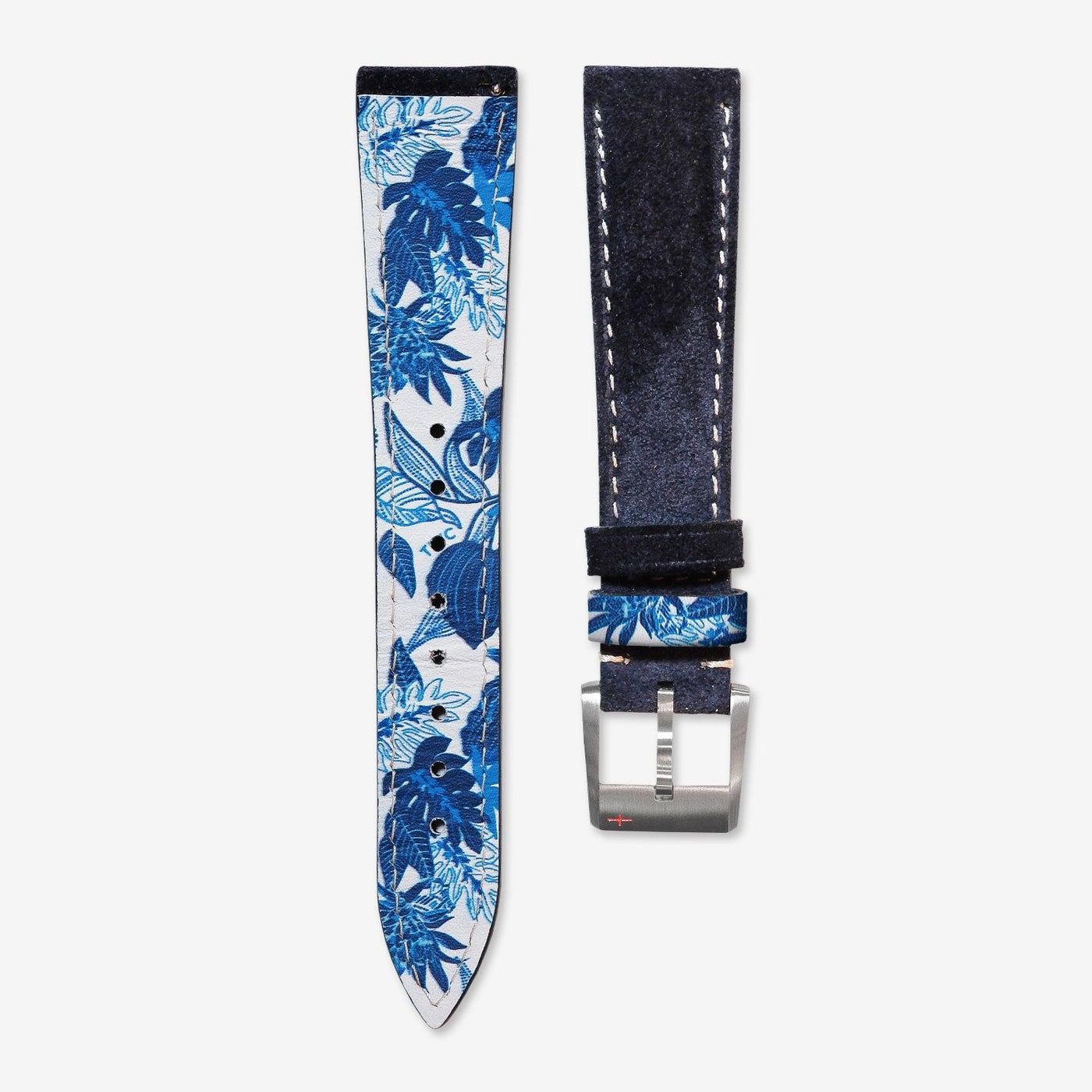 Suede Leather Strap - Blue