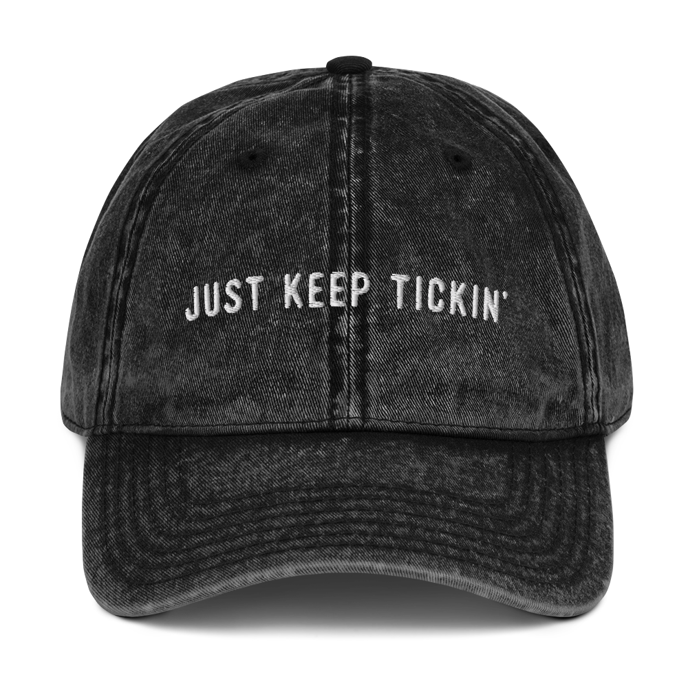 Just Keep Tickin - Vintage Hat