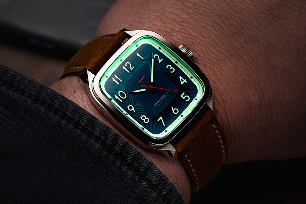 Crossroads Core 40 - Blue – Trafford Watch Co.